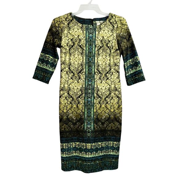 Emma and Michele Womens Multicolor 3/4 Sleeve Dress size Medium - Picture 1 of 11